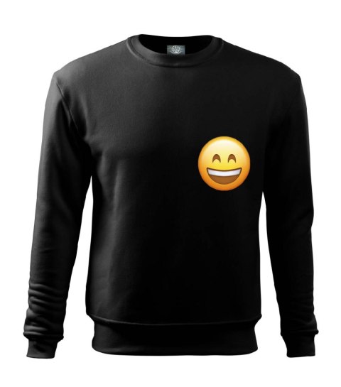 r.2XL Bluza męska CZARNA BIG SMILE EMOJI